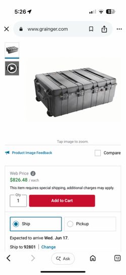 Huge pelican case