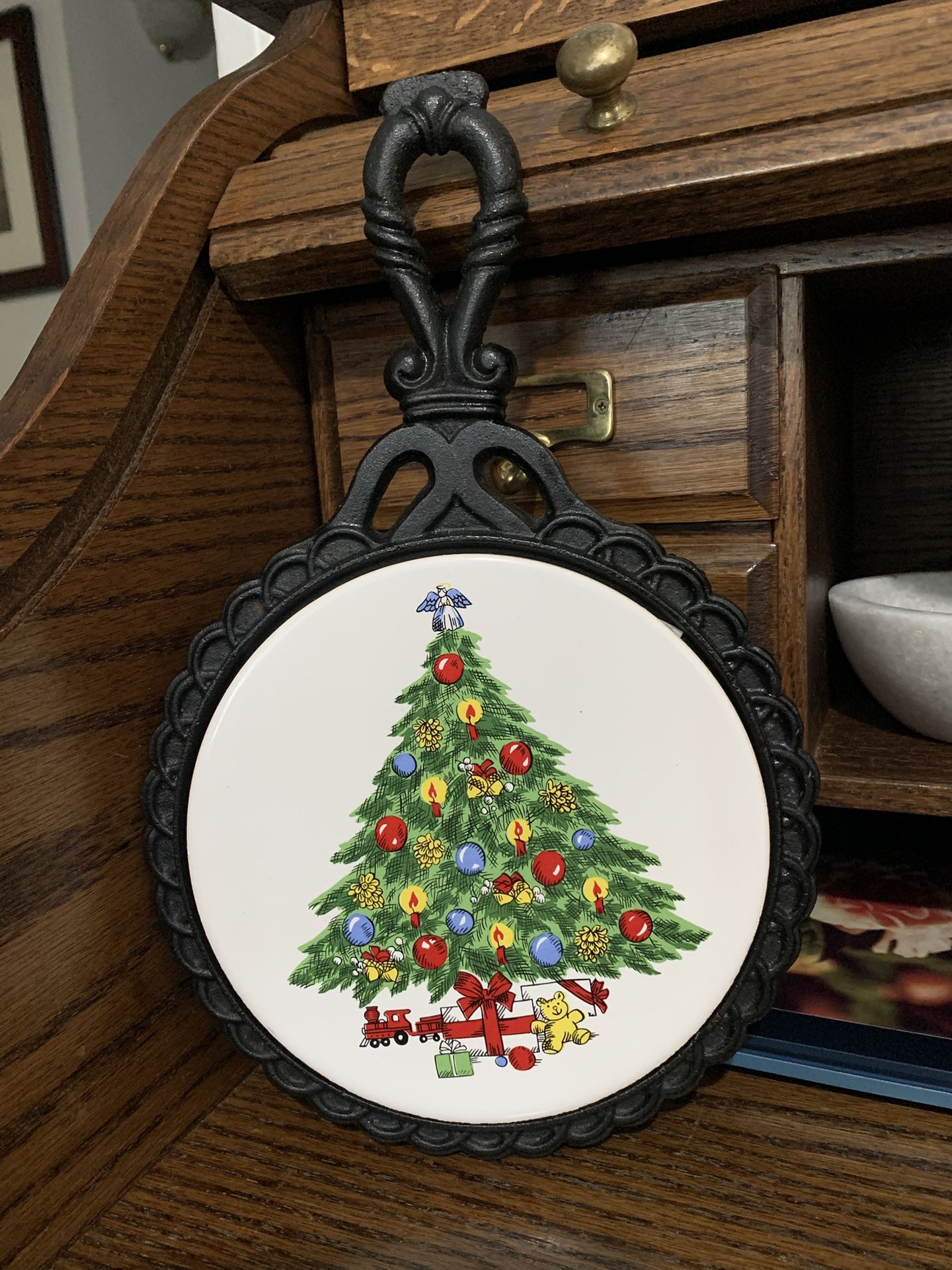 Christmas Ceramic Tile Trivet