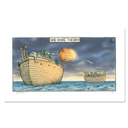 Bizarro, "One More Theory" Numbered Limited Edition Hand Signed by creator Dan Piraro; Letter of Authenticity.