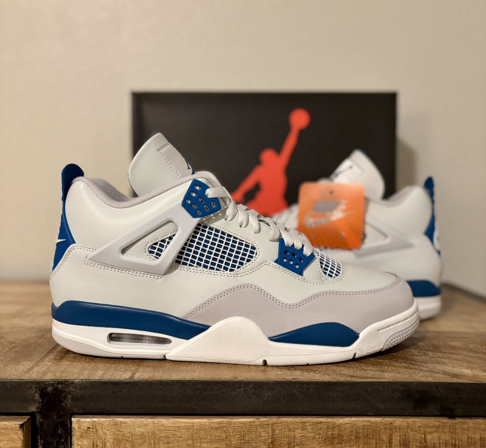 Jordan 4 Retro Military Blue|Size 13