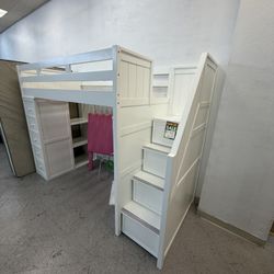 Loft Bed With Step Drawers 