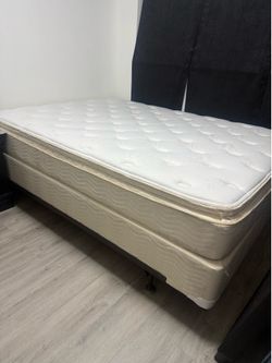 Mattress, box spring & frame