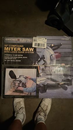 10” compound miter saw