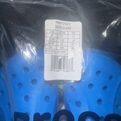 Brand New Crocs Kids Baya Clog J3 Blue/Ocean Size 3