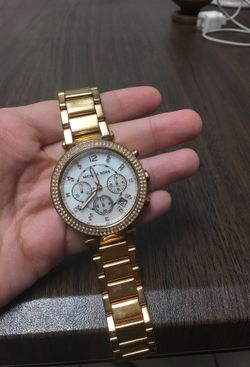 Gold MK Watch for Women