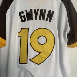 Tony Gwynn San Diego Padres White Home Cooperstown Collection Player Jersey
