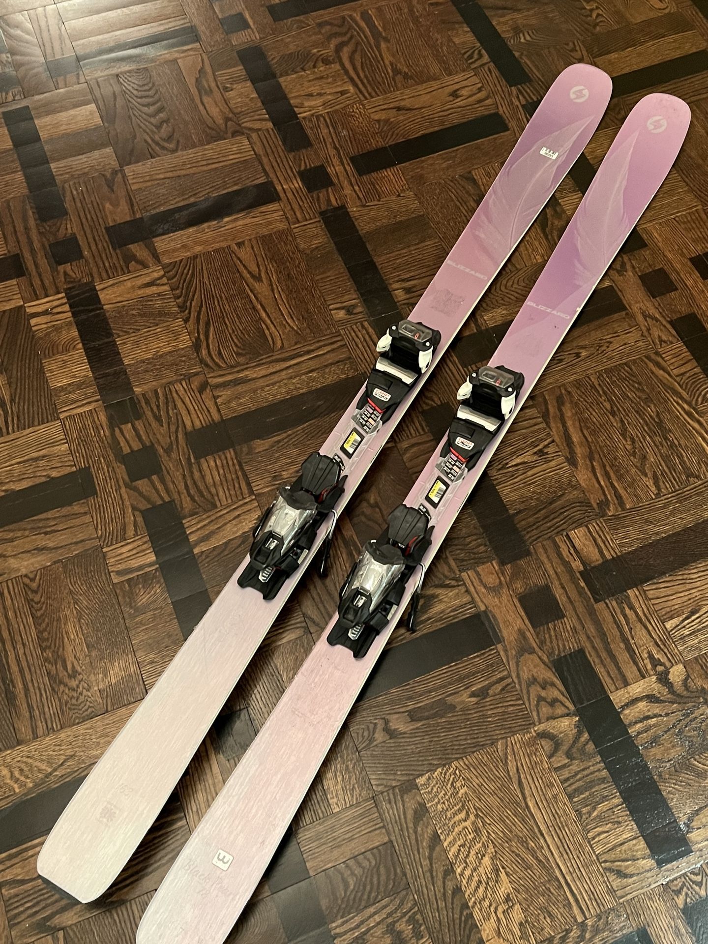 SKIS 163 cm blizzard black pearl 78 womens with bindings