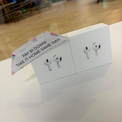 Apple Airpods 4 Brand New Headphones - Pay $1 today and the rest later!!
