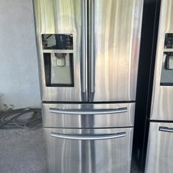 Samsung 33 four-door stainless steel fridge
