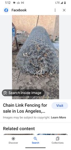 $1 Chain Link Fencing 6ft By 25ft