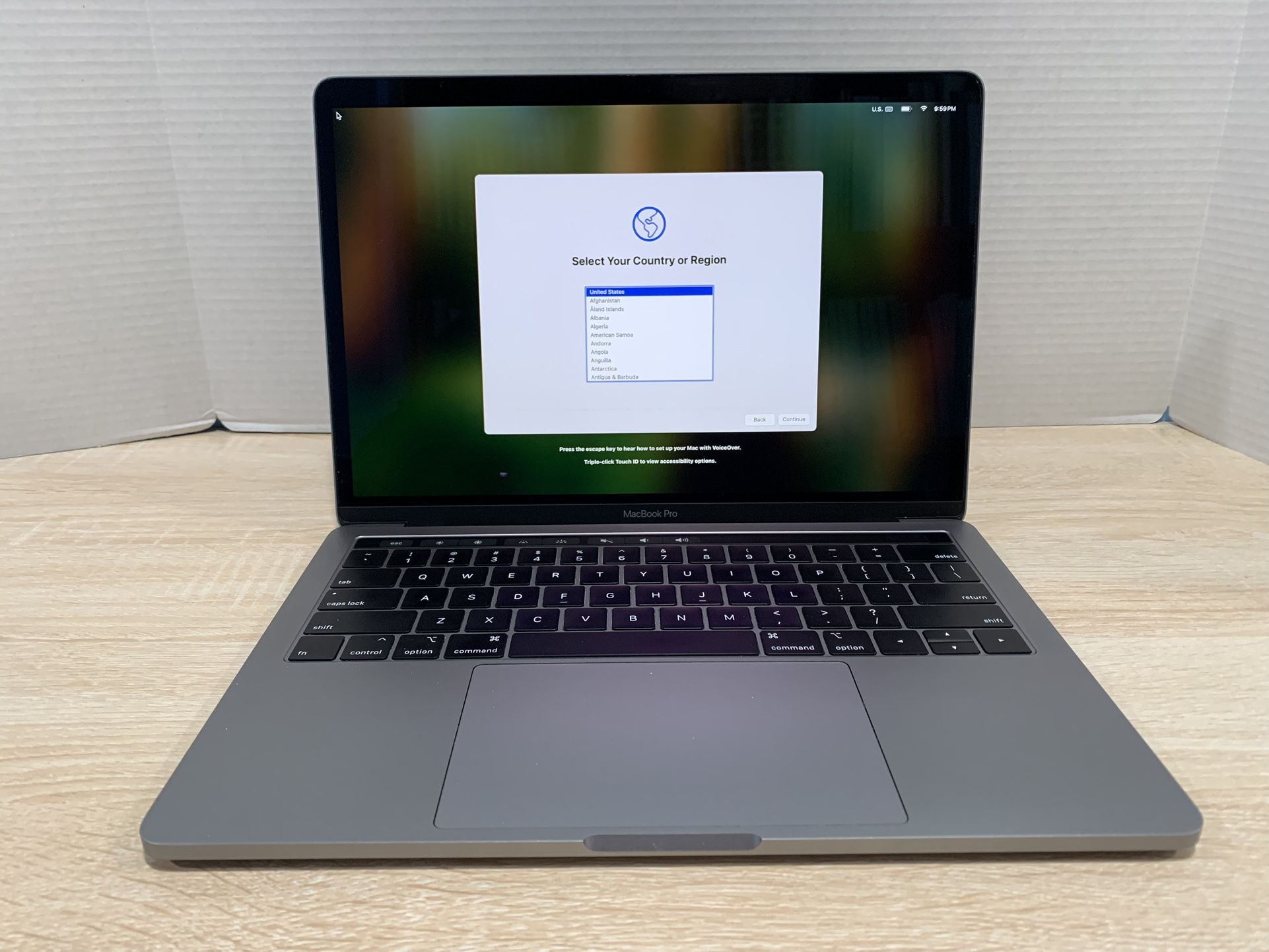$300, 2019 MacBook Pro 13”, 16GB RAM/512GB SSD/i7, Touch Bar, $600 worth of factory upgrades