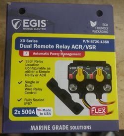 EGIS MOBILE ELECTRIC 8(contact info removed) XD Dual - Flex 2 - (ACR)-(Relay) with Knobs NEW . F(contact info removed)8.
