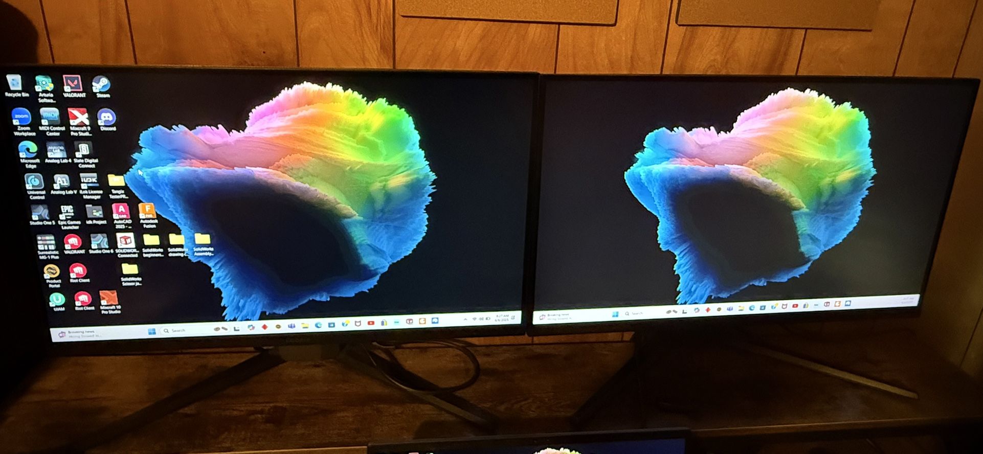 Two 27” 1440p 144hz Gaming Monitors
