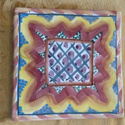 Mackenzie Childs Trivet 1983, Cork Back