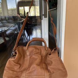 Andrew Philips Leather Duffle Bag