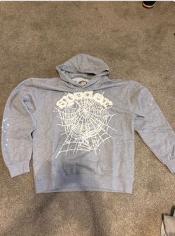 Grey spider hoodie