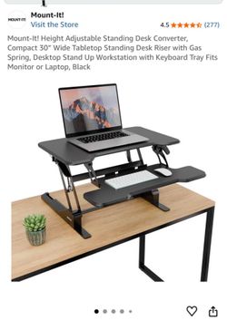 Adjustable standing desk; converter