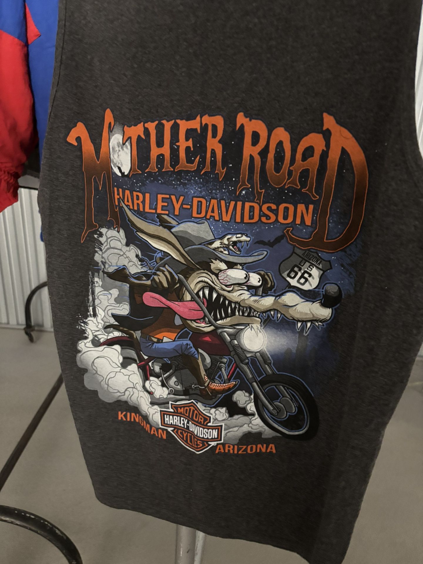 Harley Davidson mother Road double-sided graphic tea, Phoenix, Arizona