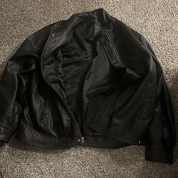 Roundtree & York Leather Coat Size 2x