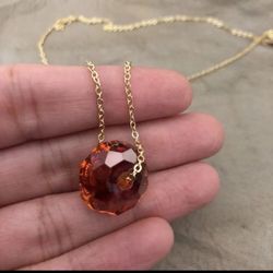 Swarovski Elements Briolette Necklace 