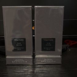 New sealed, 2 Tom Ford Oud Wood Eau de Parfum 100ml