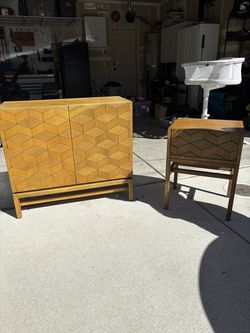 Target Opalhouse Tachuri Geometric Cabinet & Accent Table Set