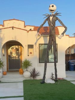 Home Depot 12 Ft. Animated LED Jack Skellington *Needs repair