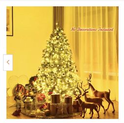 5 ft. Pre-Lit LED Slim Fraser Fir Artificial Christmas Tree with 450 Twinkling White Lights- Costway