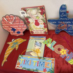 Hawaiian luau Party Decor Set - signs - Simi Valley 