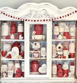 Valentine Rae Dunn Canisters, Mugs and Other Pieces