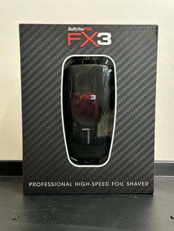 BabylissPro FX3  Black Professional High Speed Foil Shaver