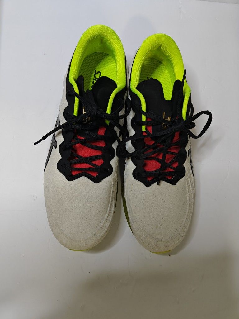 Men's Asics Gel Quantum Infinity White/Black Running Sneakers. Size 11