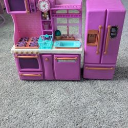 Our Generation Doll Purple Kitchen Set