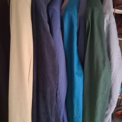 Lot Of 8 Used express men suit jackets