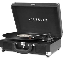 Victrola Bluetooth Portable Suitcase Record Player