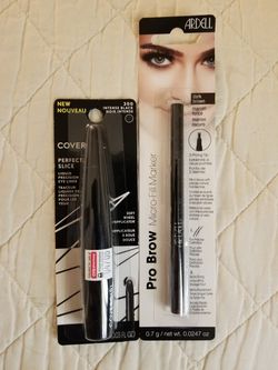Covergirl eyeliner & Ardell brow pencil