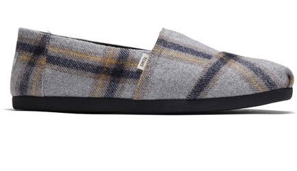 Brand New Alpargata Grey Multi Earthy Plaid Size 10.5