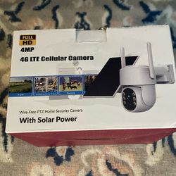 4G LTE Cellular Camera With Solar Power  New