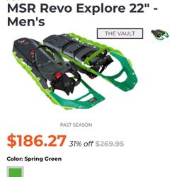 MSR revo explorer snowshoes 