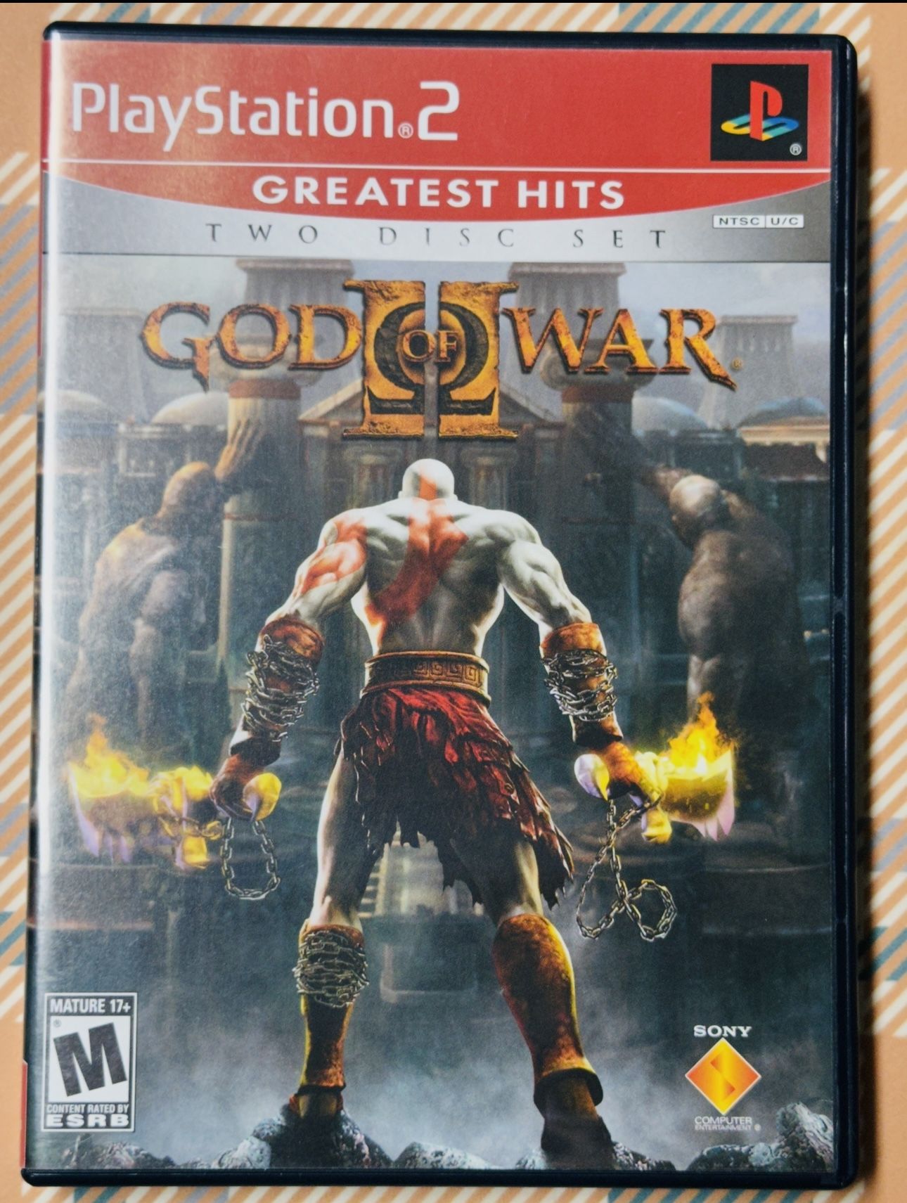 God of War II Greatest Hits 2 Disc Sony PlayStation 2, PS2- Complete Tested/Work