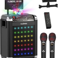 NIB - MASINGO Karaoke Machine for Adults and Kids