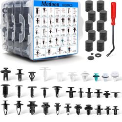 Car Retainer Clips 1101 PCS Car Door Panel Trim Clips Kit 32 Most Popular Sizes Cars Body Kits 1 Pcs Fastener Remover for Ford GM Toyota Honda Chrysle