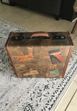 Vintage Hardside briefcase suitcase