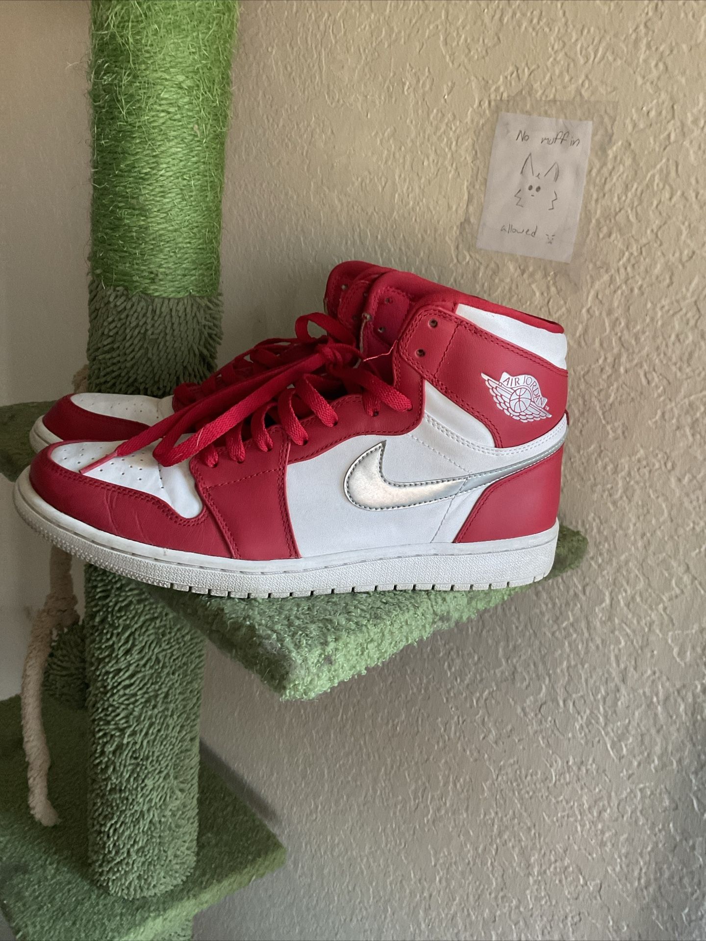 Nike Air Jordan Retro High “Silver Medal” sneaker shoes mens