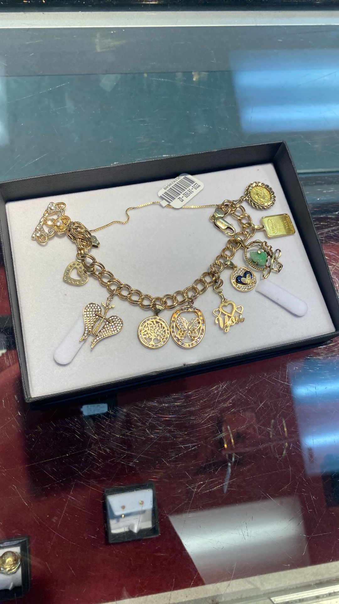 Gold Charm Bracelet