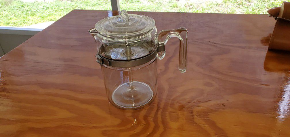 Vintage Pyrex Glass Coffee Perculator