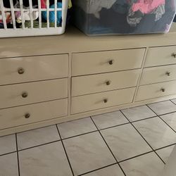 Large Dresser And End Table 