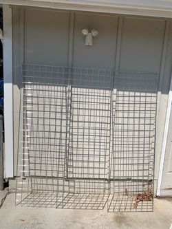 6 feet Tall wire Grid Display Racks for Retail & Hanging