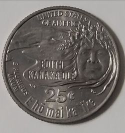 2023-D & P, Edith Kanakaʻole quarters