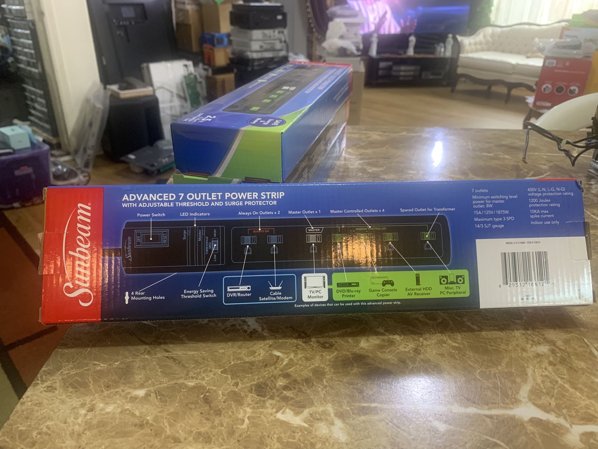 7 Outlet Power Strip